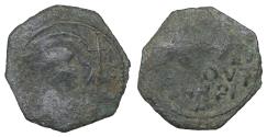 World Coins - Crusaders Principality of Antioch Tancred Æ Follis AD 1101-1112 VF