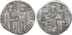 World Coins - VENICE. Giovanni Soranzo (1312-1328). Grosso XF+