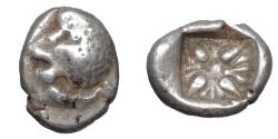 Ancient Coins - IONIA Miletos Late 6th-early 5th centuries BC Diobol