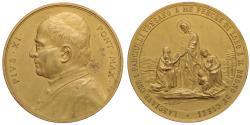 World Coins - Papal States Pius XI 1922-1939 Medal UNC