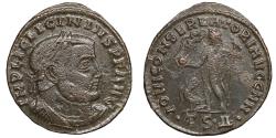 Ancient Coins - Licinius I AD 308-324 Æ follis Silvering