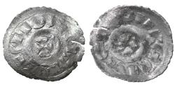 World Coins - Venice. Orio Malipiero AD 1178-1192. Scyphate Denar or Piccolo. VF+