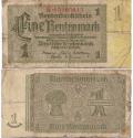 World Coins - GERMANY 1 RENTENMARK 1937