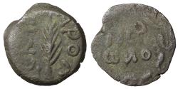 Ancient Coins - Judea Porcius Festus 58-62 AD Prutah year 5 (58/59 AD) Jerusalem mint