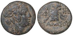 Ancient Coins - Amisos Pontos Mithridatic war issue 85-65 BC Bronze VF\XF