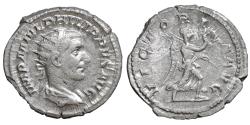 Ancient Coins - Philip I AR Antoninianus Rome AD 244-247