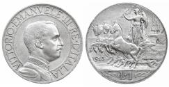 World Coins - Kingdom of Italy Victor Emmanuel III 1 Lira 1913 aXF