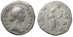 Ancient Coins - Faustina Junior, Augusta, 147-175. Denarius / FECVNDITAS