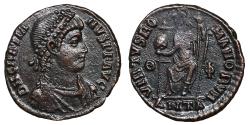 Ancient Coins - Gratian BI Nummus Antioch AD 378-383 aXF VIRTVS ROMANORVM