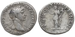 Ancient Coins - Trajan AD 98-117 Rome Denarius Felicitas XF
