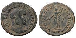 Ancient Coins - Diocletian AD 284-305 Antioch Follis GENIO POPVLI ROMANI