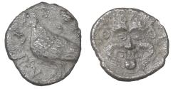 Ancient Coins - ABYDOS Troas 480-450 B.C. AR Obol.