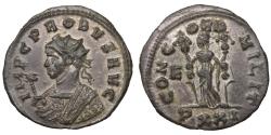 Ancient Coins - PROBUS 276-282 Antoninianus Ticinum (Pavia) Silvering XF+