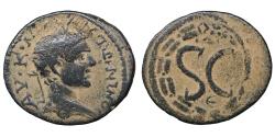 Ancient Coins - Seleucis and Pieria Antiochia Elagabalus AD 218-222 Æ semis Desert Patina. VF+