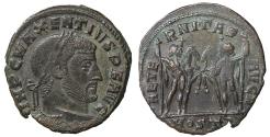 Ancient Coins - MAXENTIUS 307-312 Follis Ostia Dioscuri XF\UNC