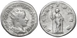 Ancient Coins - Gordian III 238-244 AD Silver Antoninianus / Securitas