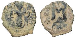 World Coins - ISLAMIC, Time of the Rashidun. Pseudo-Byzantine types. Fals