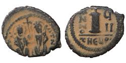 Ancient Coins - Justin II 565-578 Æ 10 Nummi VF+