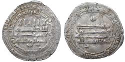 World Coins - ISLAMIC Abbasid Ahmad al-Mu'tadid 279-289AH/892-902AD Silver Dirham Scarce