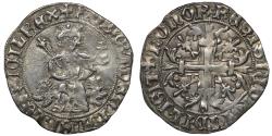 World Coins - Italian States Napoli Naples Kingdom Roberto I d'Angiò AR Gigliato 1309-1317
