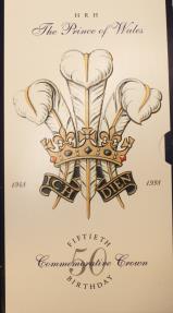 World Coins - Great Britain Commemorative 50th Birthday 