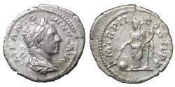 Ancient Coins - ELAGABALUS 218-222 Denarius Rome / Providentia