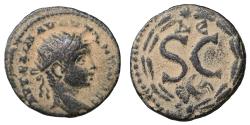 Ancient Coins - Antiochia ad Orontem. Elagabalus A.D. 218-222. Æ semis