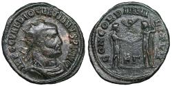Ancient Coins - Diocletian Antoninianus 295-296 AD Cyzicus
