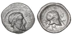 Ancient Coins - Sicily, Himera AR Litra. Circa 430 BC