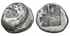 Ancient Coins - Thrace. Chersonesos. 350-330 BC. AR Trihemiobol VF+