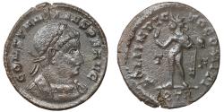 Ancient Coins - Constantine I Æ Nummus. Rome, AD 317 SOLI INVICTO COMITI