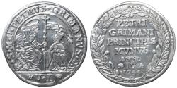 World Coins - Venice Pietro Grimani 1741-1752 Osella 1744 Rare. XF