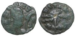 Ancient Coins - AXUM Wazena (WZN) 610-630 Bronze Gilt on reverse VF+