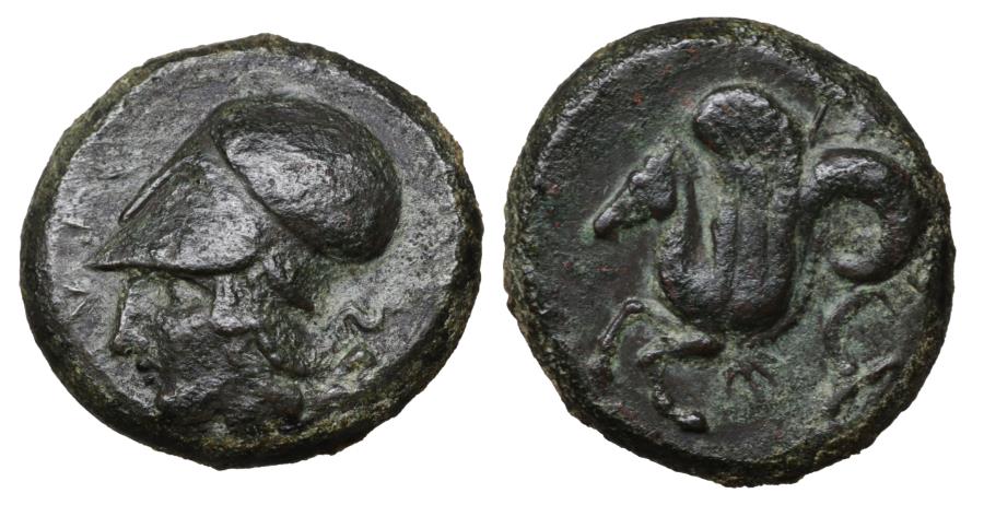 Sicily Syracuse 400 BC AE Litra XF+ Greek Coins | Greek Coins