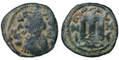 World Coins - ARAB-BYZANTINE 660s-680s AE fals Hims (Emesa)