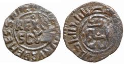 World Coins - Medieval Italy Kingdom of Sicily William II 1166-1189 Follaro XF+