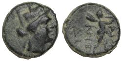 Ancient Coins - Phrygia Apameia AE civic issue 133-48 BC /  Artemis-Tyche r