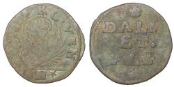 World Coins - Venice. Anonymous coinage for Dalmatia and Albania. 2 Soldi Gazette. 1710