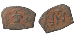 World Coins - ARAB-BYZANTINE. Early Caliphate (636-660). Ae Fals. Imitative coinage.