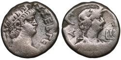 Ancient Coins - Nero 54-68 AD Billon Tetradrachm Alexandria Egypt