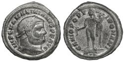 Ancient Coins - Maximian (AD 286-310). BI Follis Silvering XF