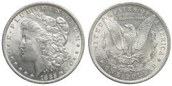 World Coins - USA Morgan Dollar 1885-O Silver KM.110  XF\UNC