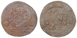 World Coins - Venice. Occupation coinage for Candia (Crete) Candia. 2,5 Soldini or 10 Tornesi. 1611