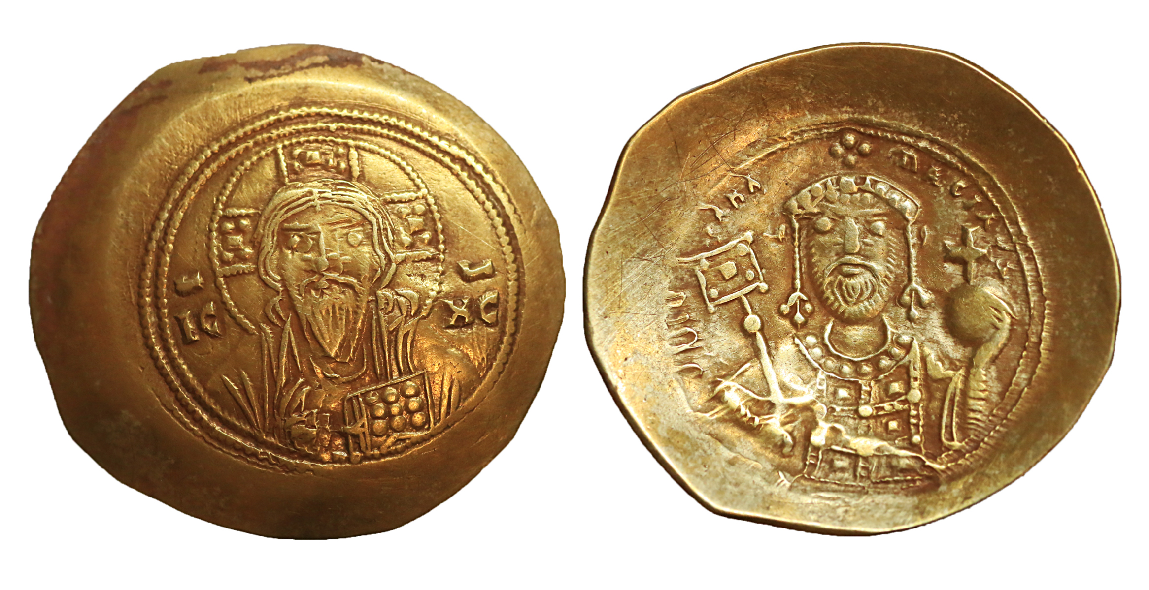 MICHAEL VII DUCAS 1071-1078 GOLD Histamenon Nomisma UNC