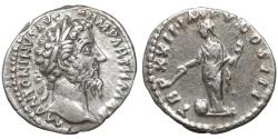 Ancient Coins - MARCUS AURELIUS Denarius 167 AD Rome