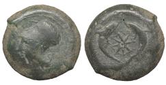 Ancient Coins - SICILY Syracuse Dionysios I 405-367 BC Drachm Bronze VF+