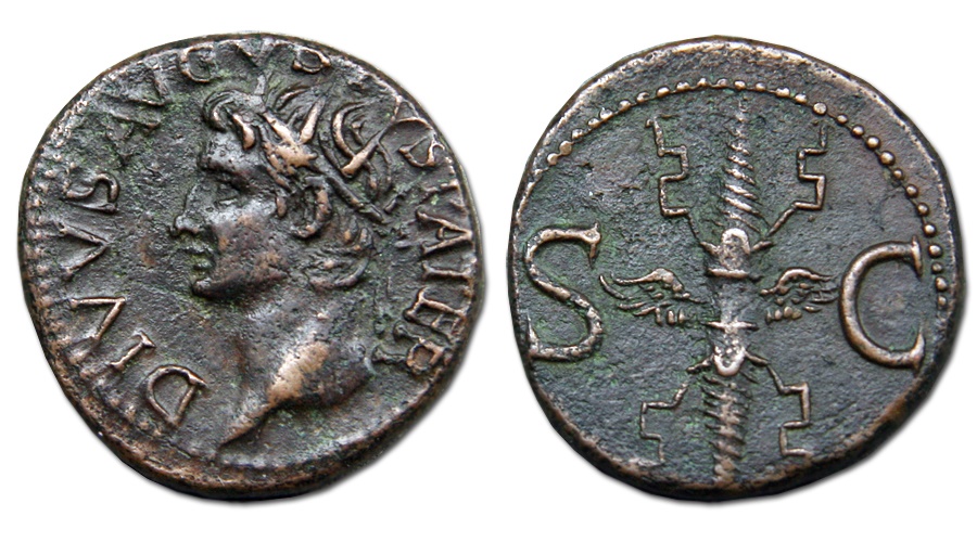Divus Augustus AE As Roman Imperial Coins