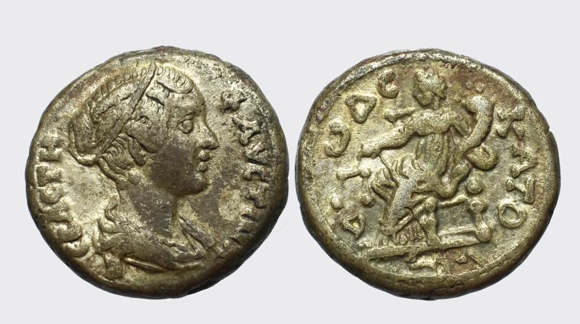 Ancient Coins - FAUSTINA II 148-149 d.C. -MI/ TETRADRACHME