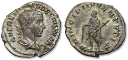 Ancient Coins - AR antoninianus Herennius Etruscus as Caesar, Rome circa 250-251 A.D. - PRINCIPI IVVENTVTIS -