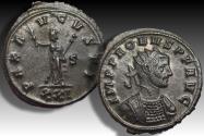 Ancient Coins - Silvered antoninianus Probus, Siscia mint 2nd officina circa 280 A.D. - PAX AVGVSTI / XXI / S in right field -